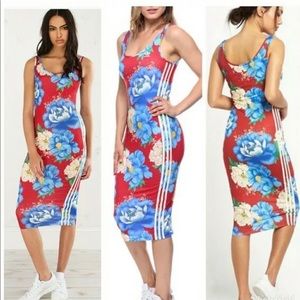 Adidas Chita tank dress floralita farm women’s med